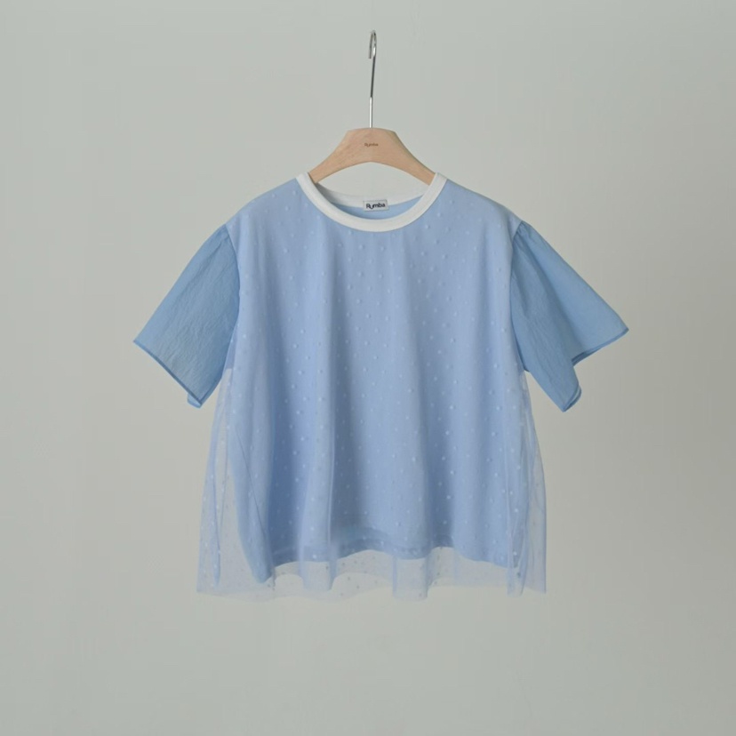 RUMBA韓國東大門直郵女裝新品時尚推薦熱賣休閑26春夏T恤RUMBAT恤