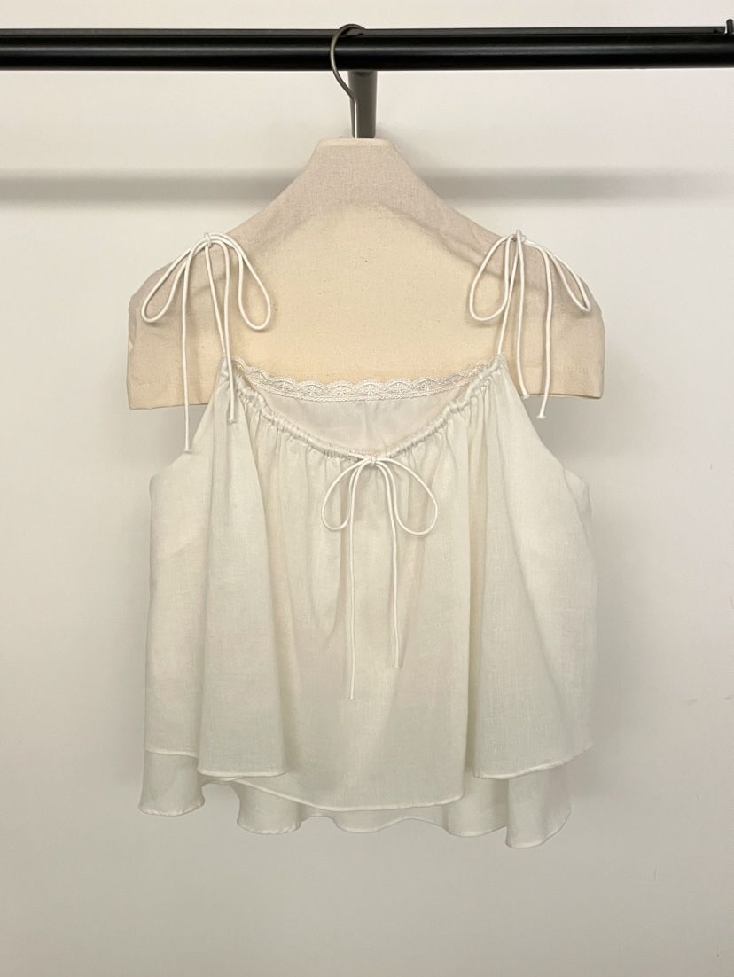 BOLD-A韓國東大門代購女士新品休閑熱賣人氣吊帶背心蕾絲RE BOLD吊帶/背心