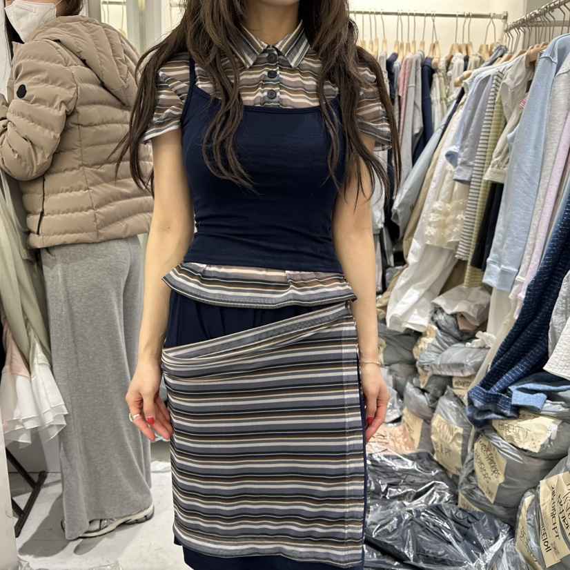 BERTHA韓國東大門代購女士新品推薦吊帶背心不含內搭網眼BERTHA吊帶/背心