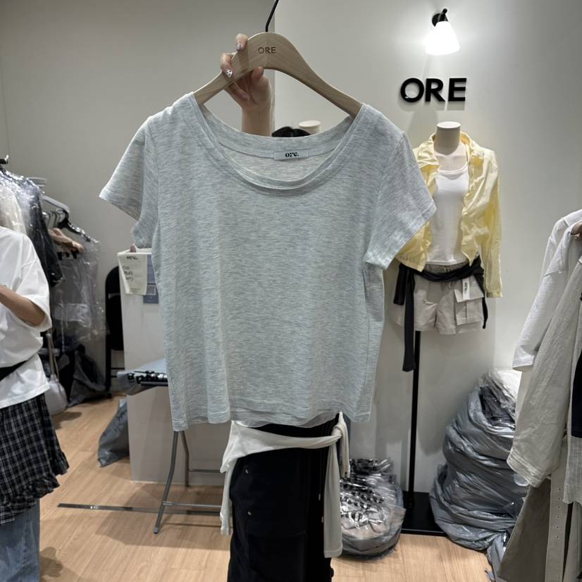 ORE-P韓國代購女士新品職業休閑26春夏時尚推薦人氣熱賣T恤ORET恤