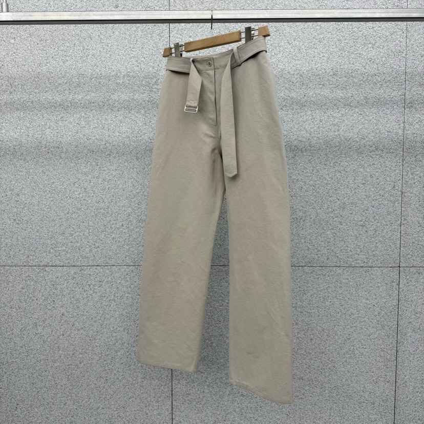 AT THE BAGEL韓國直郵實拍女裝新款熱賣休閑休閑褲含腰帶AT THE BAGEL休閑褲