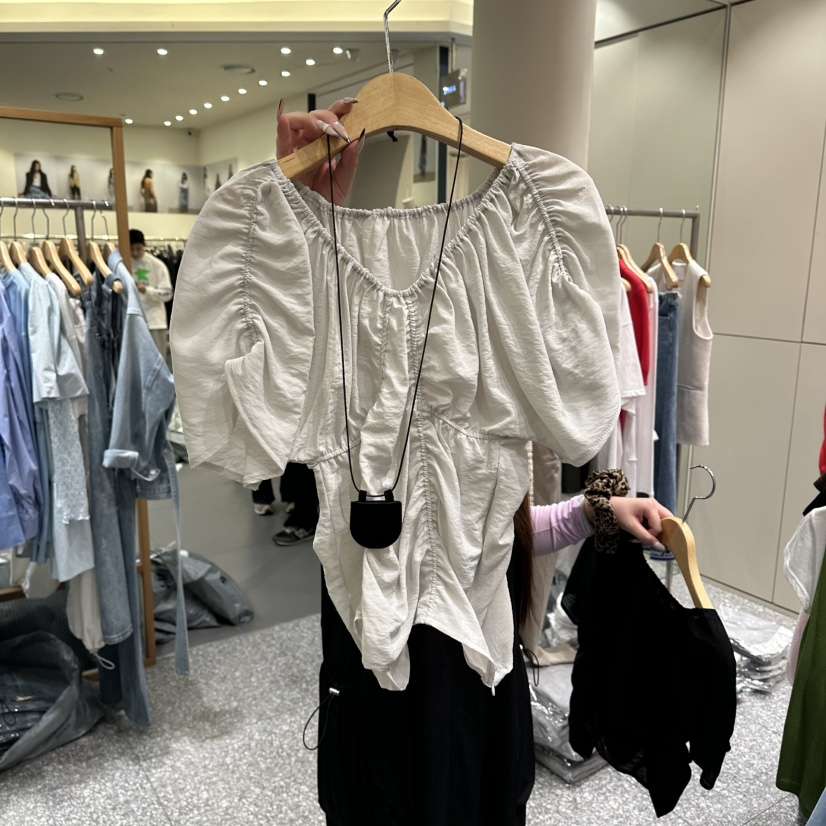 SOF韓國直郵女士新品推薦時尚休閑熱賣襯衫蕾絲衫不含飾品SOF襯衫/蕾絲衫