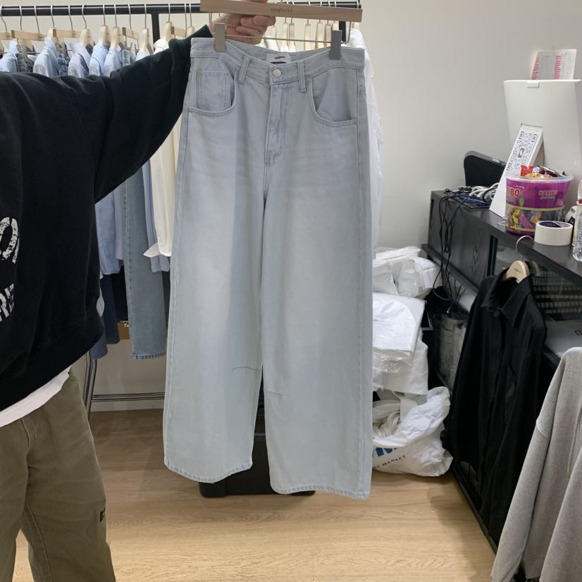 SPAGHETTI韓國直郵女裝新品職業時尚熱賣休閑推薦人氣牛仔褲spaghetti牛仔褲