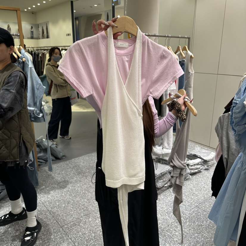 SOF韓國代購女士新品休閑人氣熱賣26春夏時尚職業吊帶背心SOF吊帶/背心