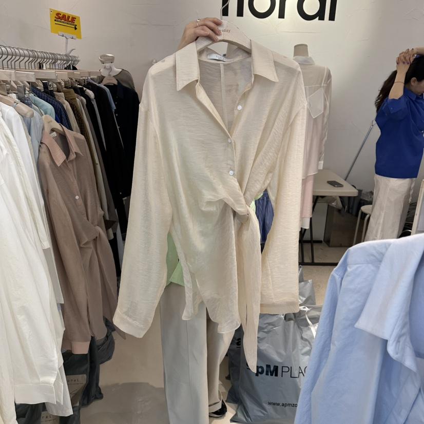 FLORAL韓國代購女士新品推薦休閑職業熱賣26春夏襯衫蕾絲衫FLORAL襯衫/蕾絲衫