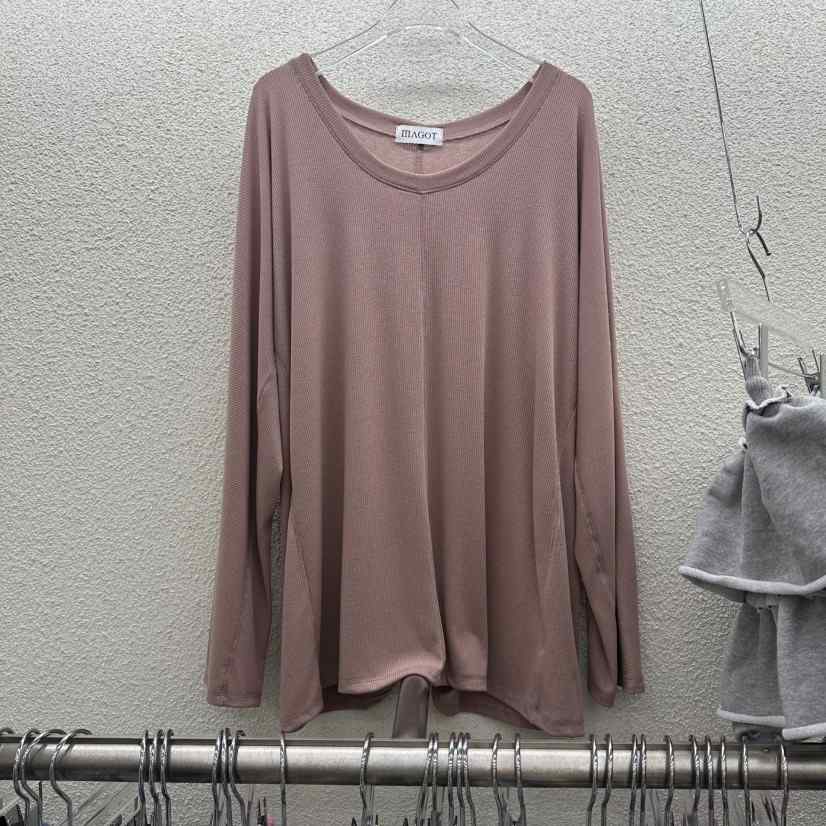 MAGOT韓國直郵女士新款推薦人氣休閑熱賣時尚26春夏長袖T恤IIIΛGOT/MAGOT長袖T恤