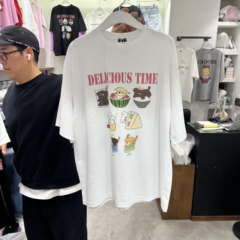 EVE韓國直郵女士新款真品時尚職業推薦人氣休閑26春夏T恤EVET恤