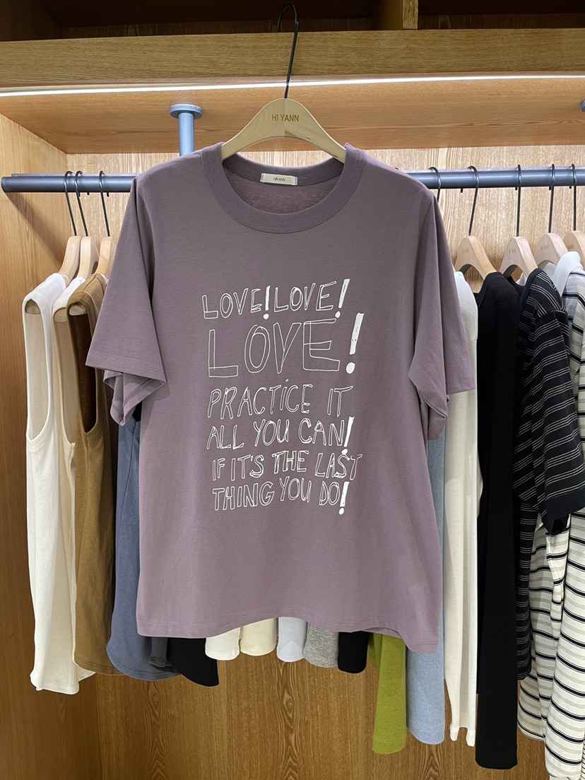 HI YANN韓國東大門直郵女裝新款人氣職業26春夏推薦時尚T恤HI YANNT恤