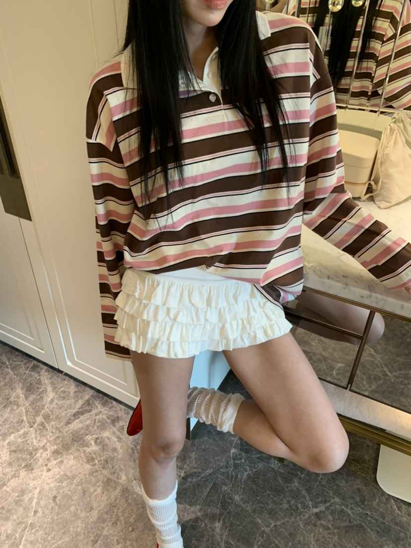 BADCALM韓國直郵女士新品真品26春夏時尚人氣職業長袖T恤BADCALM長袖T恤