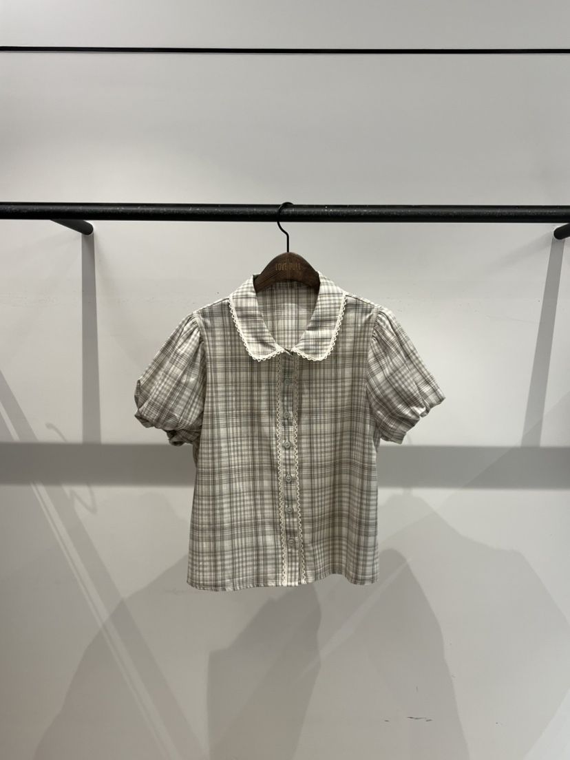 LOVE PULL韓國代購女士新款推薦真品職業休閑襯衫蕾絲衫LOVE PULL襯衫/蕾絲衫