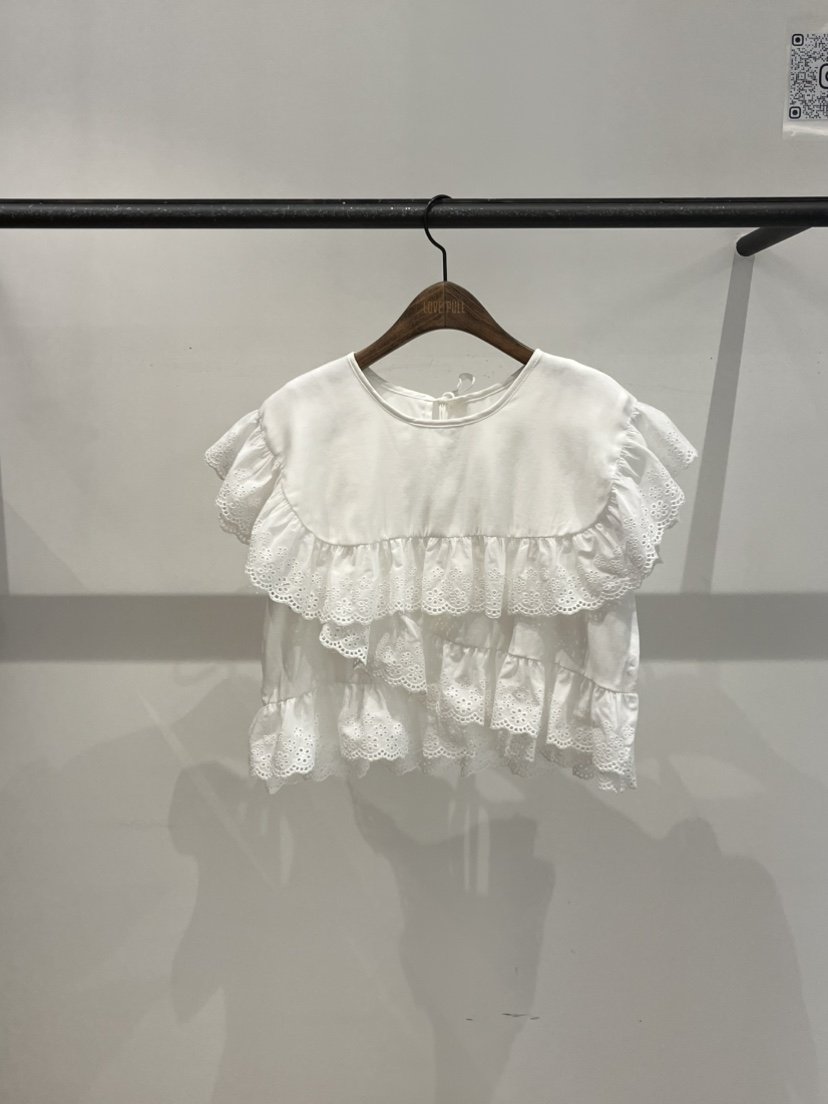 LOVE PULL韓國直郵女士新品26春夏時尚職業真品襯衫蕾絲衫LOVE PULL襯衫/蕾絲衫