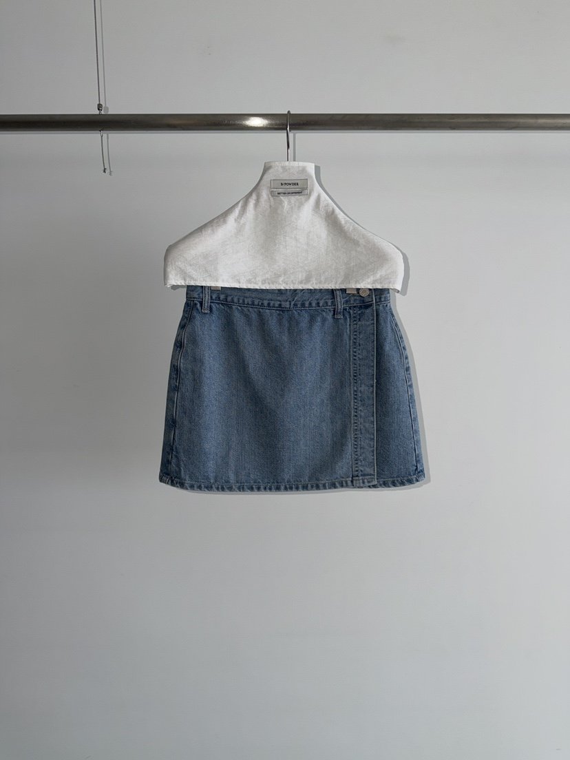 BAKING POWDER韓國代購女士新品推薦26春夏真品短裙披肩BAKING POWDER短裙