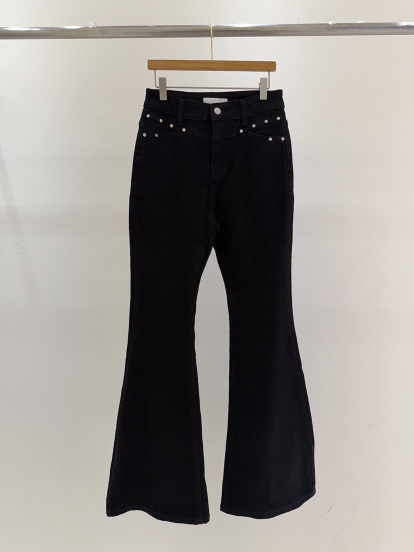 KC MARKET韓國代購女士新款人氣休閑推薦熱賣職業牛仔褲KC MARKET牛仔褲