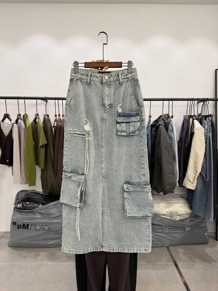 WATERMELON東大門實拍女裝新款熱賣時尚推薦真品職業長裙WATER MELON長裙