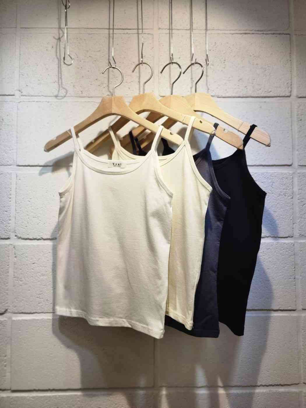 VENI東大門實拍女士新品熱賣人氣真品吊帶背心莫代爾純棉VENI吊帶/背心