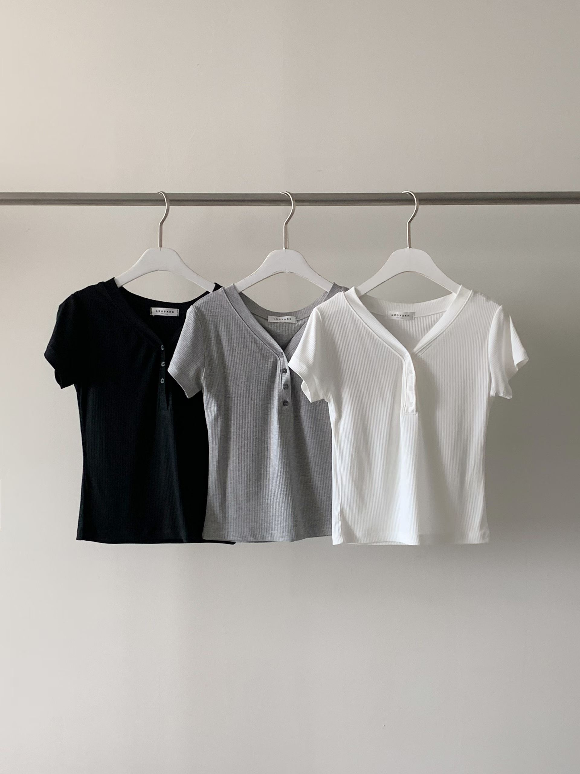 LEOPARD韓國代購女裝新款26春夏職業時尚休閑人氣熱賣T恤LEOPARDT恤