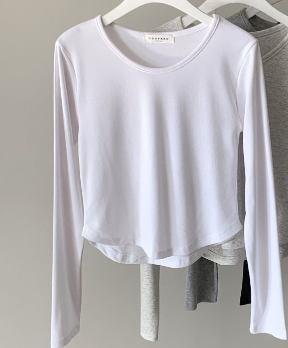 LEOPARD韓國直郵女士新品休閑真品時尚職業人氣熱賣長袖T恤LEOPARD長袖T恤