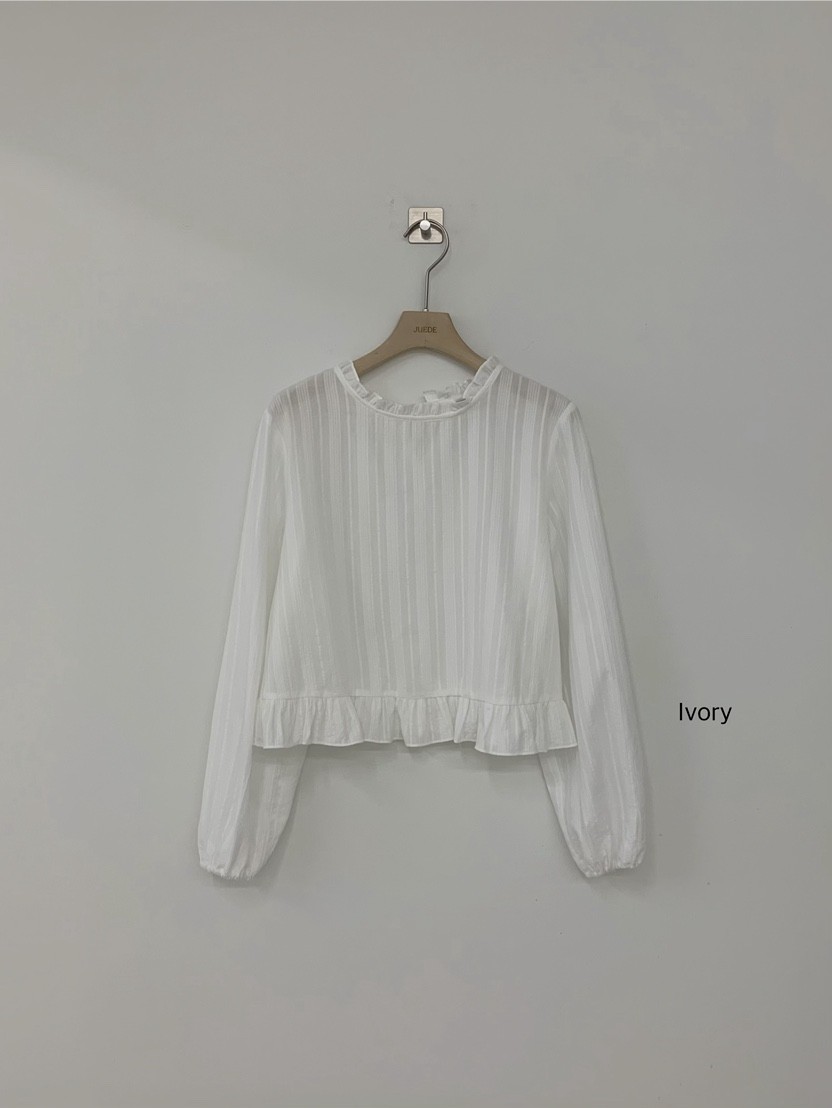 JUEDE韓國直郵女裝新款休閑襯衫蕾絲衫JUEDE襯衫/蕾絲衫