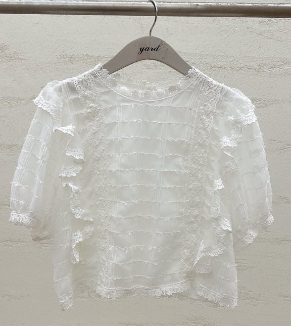 YARD韓國直郵實拍女士新品時尚職業熱賣人氣襯衫蕾絲衫雪紡YARD襯衫/蕾絲衫