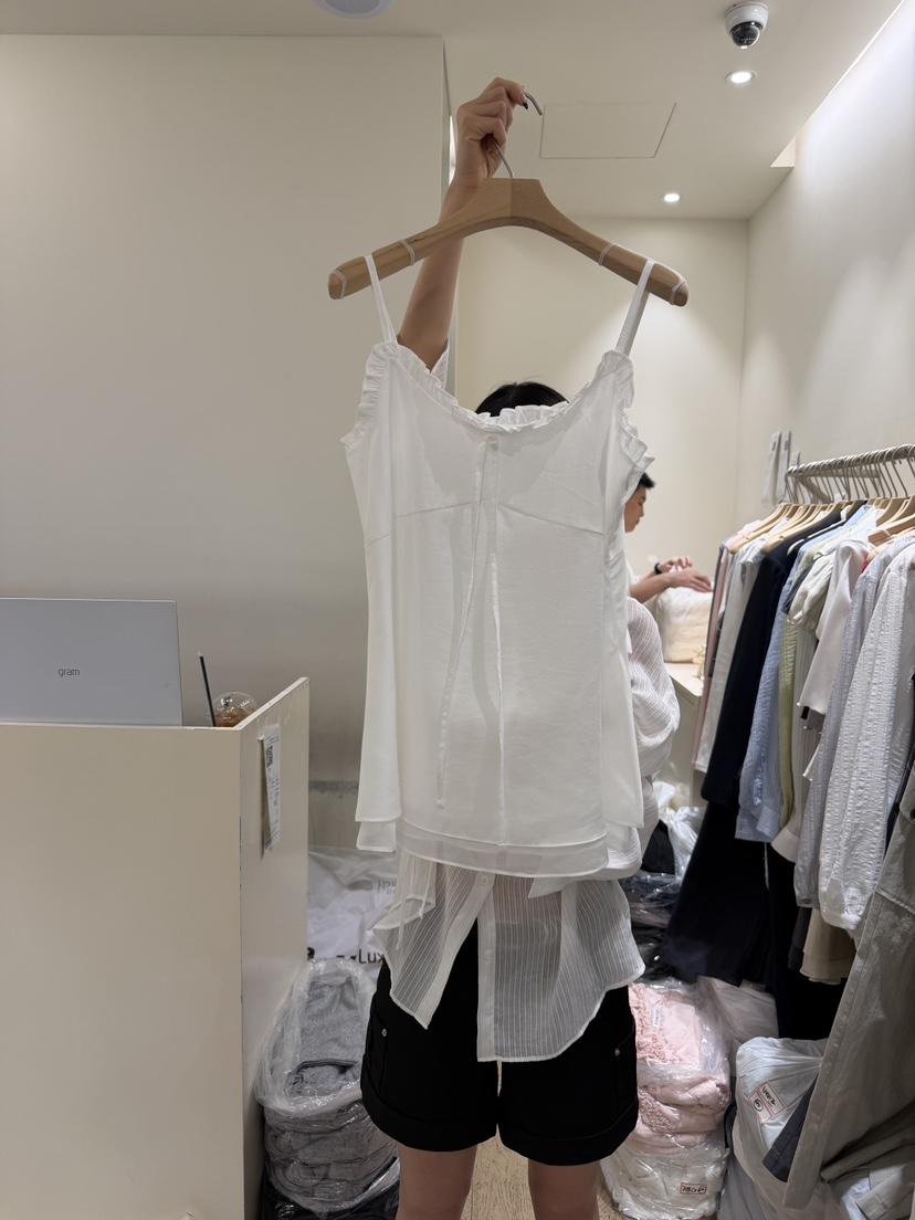 FLOWER-L韓國直郵女裝新款休閑人氣時尚推薦職業吊帶背心FLOWER-L吊帶/背心