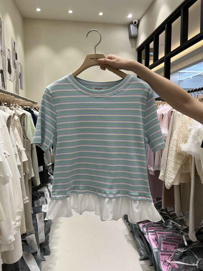 MARIE MARIE韓國直郵實拍女士新款職業休閑時尚推薦26春夏T恤MARIE MARIET恤