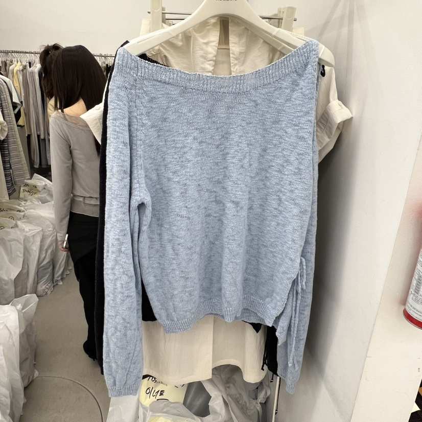 BREATHE韓國代購女士新品推薦26春夏職業針織衫不含腰帶鏤空BREATHE針織衫