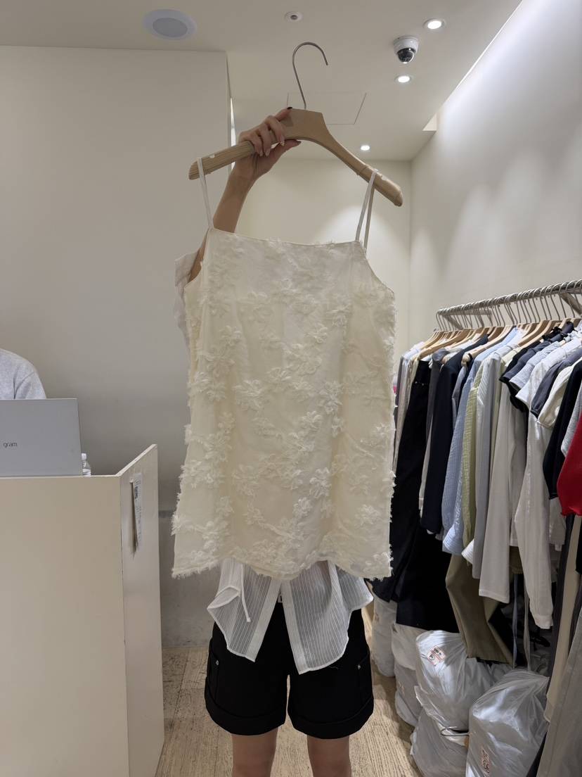 FLOWER-L韓國代購女裝新品熱賣人氣職業休閑時尚吊帶背心FLOWER-L吊帶/背心