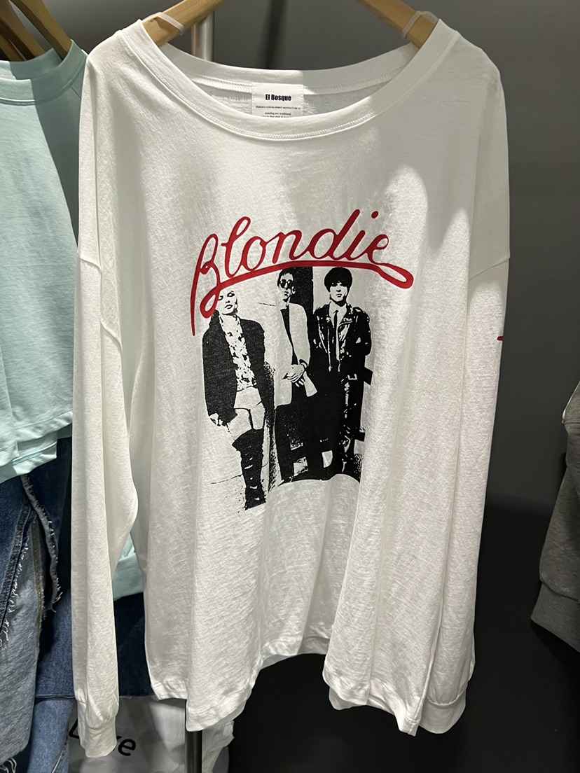 EL BOSQUE韓國代購女裝新款人氣休閑26春夏時尚推薦長袖T恤EL BOSQUE長袖T恤