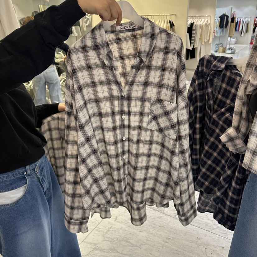 MIXXIN韓國東大門直郵女士新品職業時尚26春夏襯衫蕾絲衫MIXXIN襯衫/蕾絲衫