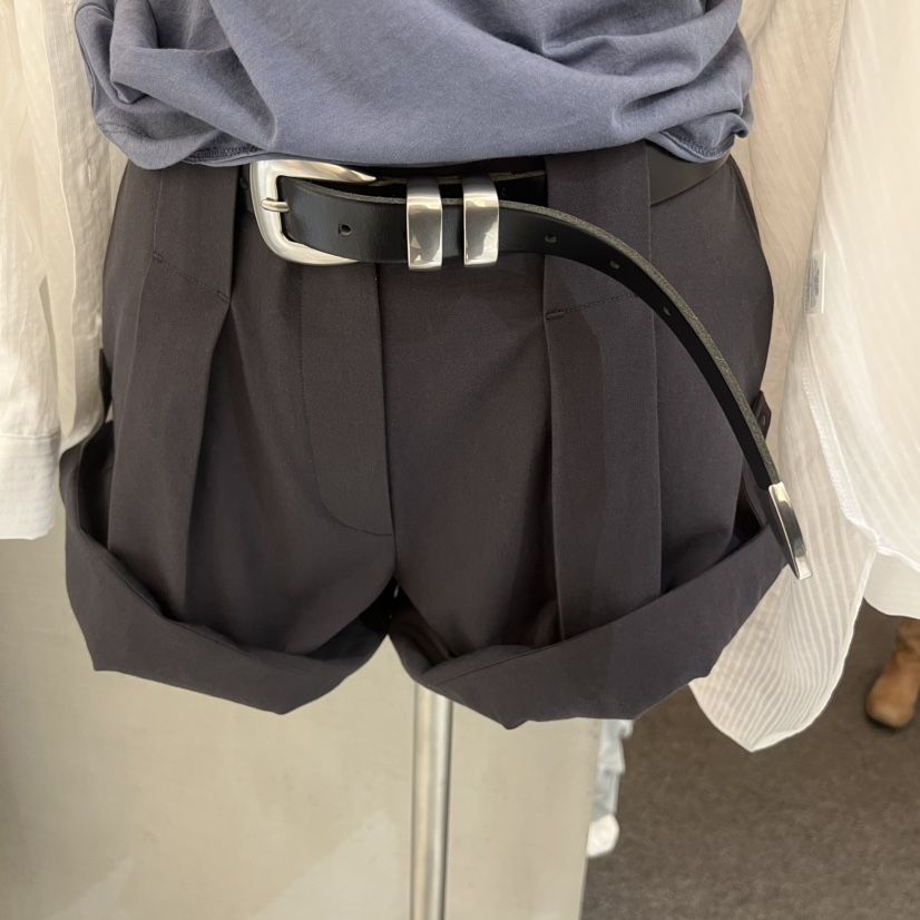 MAG韓國東大門代購女裝新款休閑熱賣短褲不含腰帶緊身褲復古MAG短褲