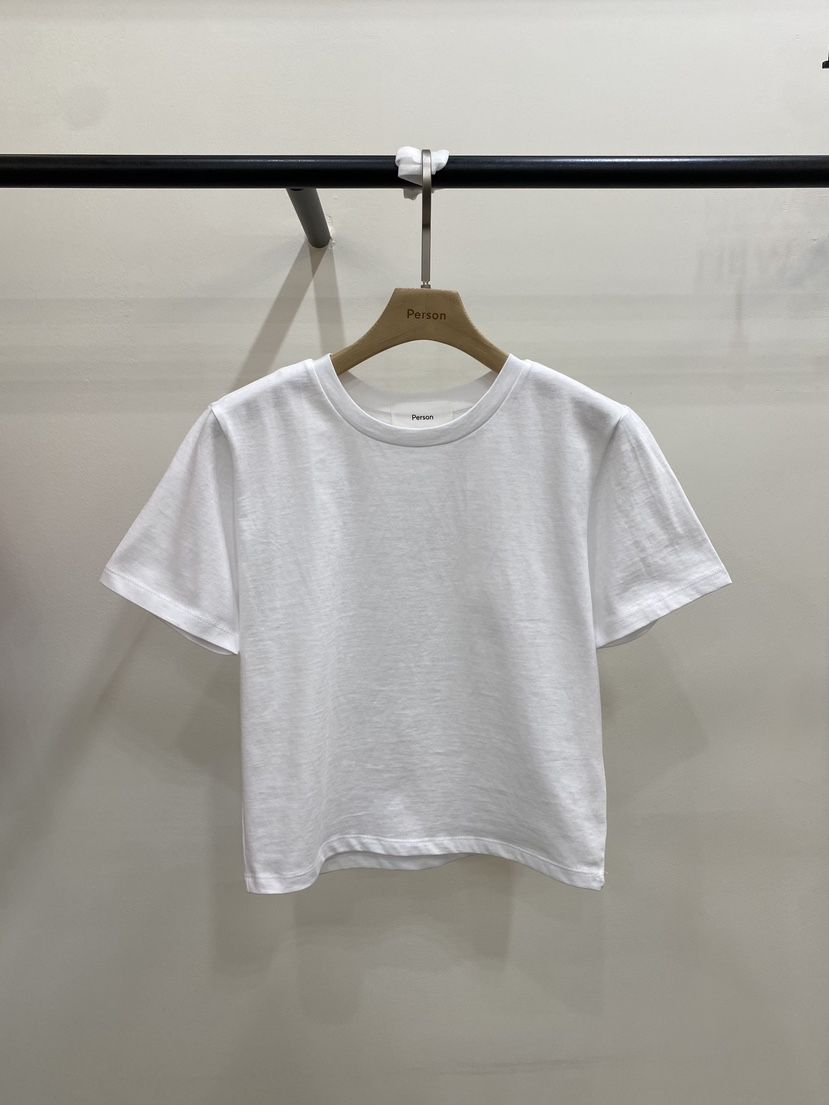 PERSON韓國東大門直郵女裝新款推薦26春夏熱賣職業休閑T恤PERSONT恤
