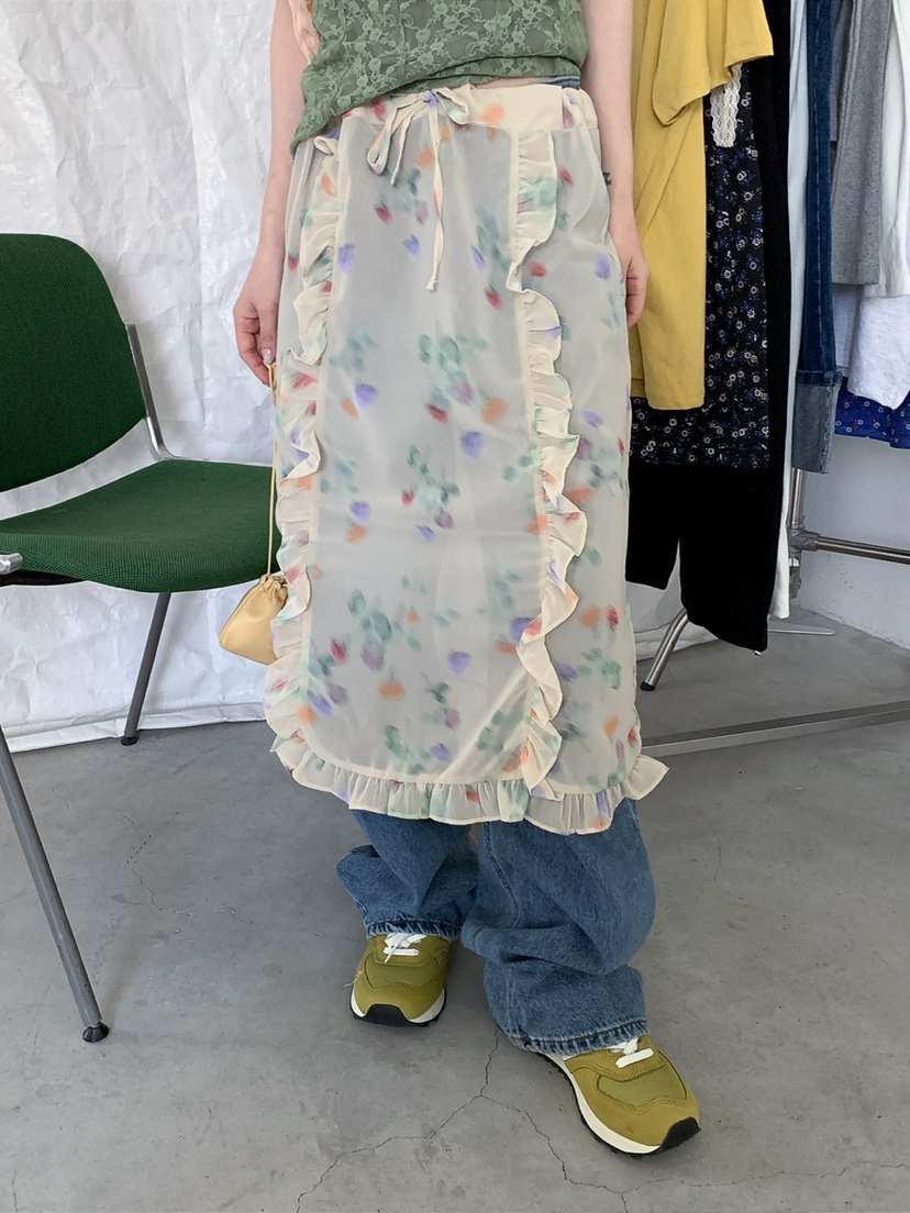 JKICHI韓國直郵女裝新款熱賣人氣26春夏職業推薦休閑長裙JKICHI長裙