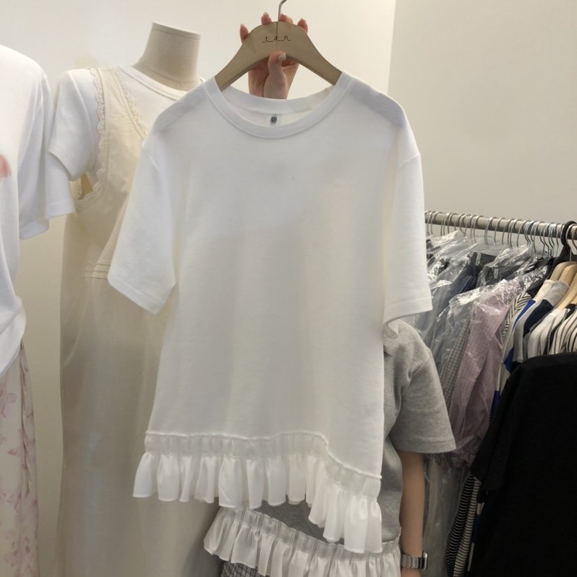 TAN&amp;COMO韓國直郵實拍女士新款熱賣時尚休閑26春夏T恤tan-COMOT恤