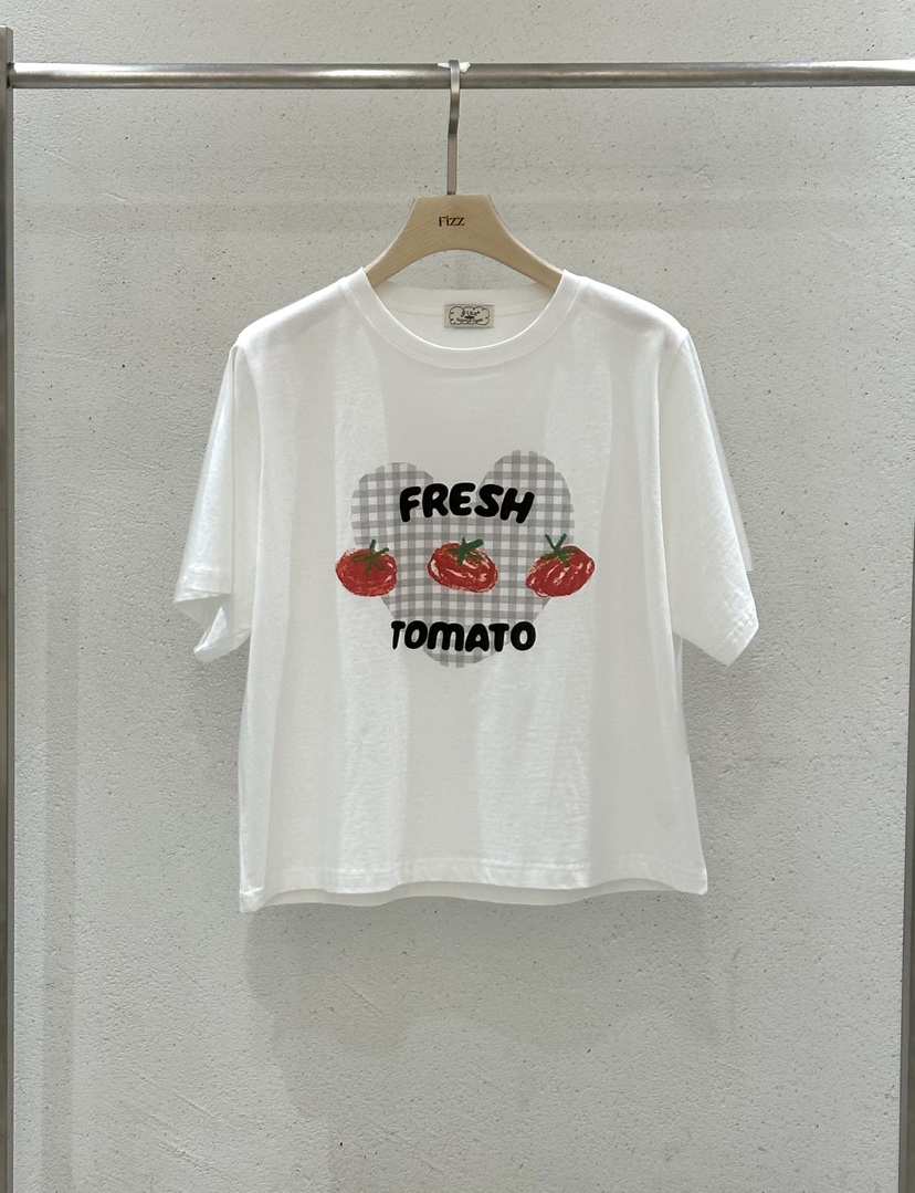 FIZZ韓國直郵實拍女裝新款職業推薦休閑時尚熱賣26春夏T恤FIZZT恤