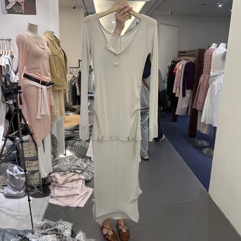BERTHA韓國東大門直郵女裝新品推薦人氣職業連衣裙不含腰帶BERTHA連衣裙