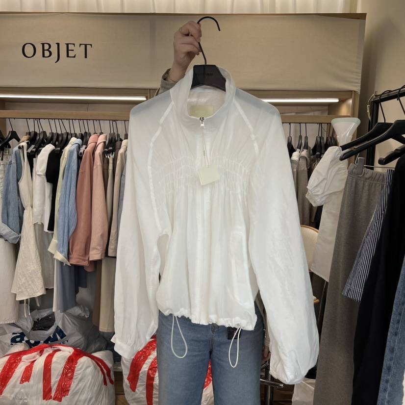 OBJET/LOVEUSU韓國直郵實拍女裝新款時尚休閑推薦人氣夾克OBJET/LOVEUSU夾克