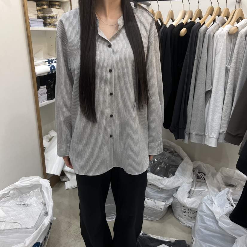 ARCHITEKT韓國直郵實拍女裝新品職業人氣26春夏襯衫蕾絲衫條紋ARCHITEKT襯衫/蕾絲衫