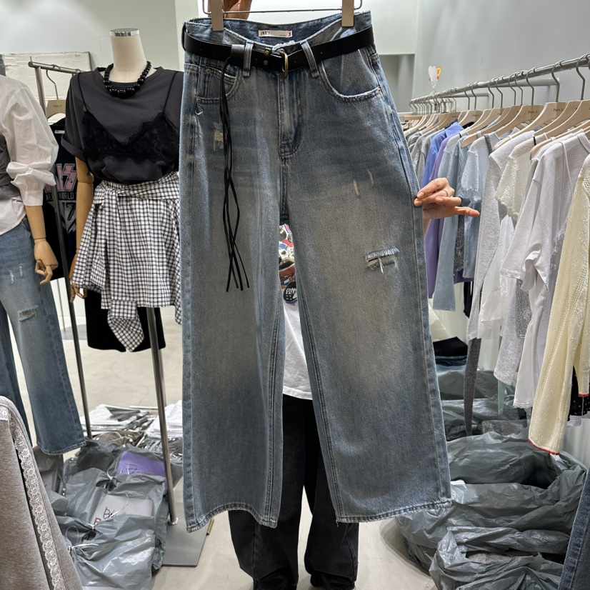 PART3韓國直郵實拍女士新品職業時尚熱賣推薦牛仔褲不含腰帶Part.3牛仔褲