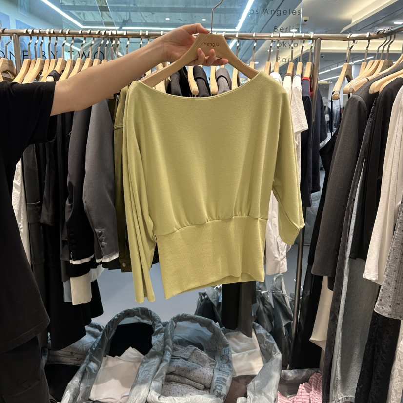 HONG.U韓國東大門直郵女士新款26春夏熱賣推薦時尚長袖T恤HONG.U長袖T恤