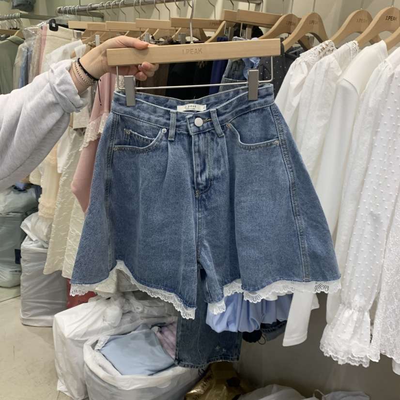 J PEAK/BY FLOW韓國東大門代購女裝新品26春夏短褲蕾絲J PEAK短褲