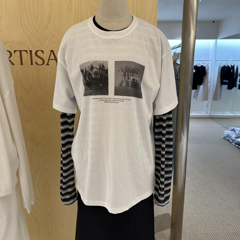 ARTISANAL韓國代購女士新款時尚休閑熱賣T恤不含內搭復古ARTISANALT恤