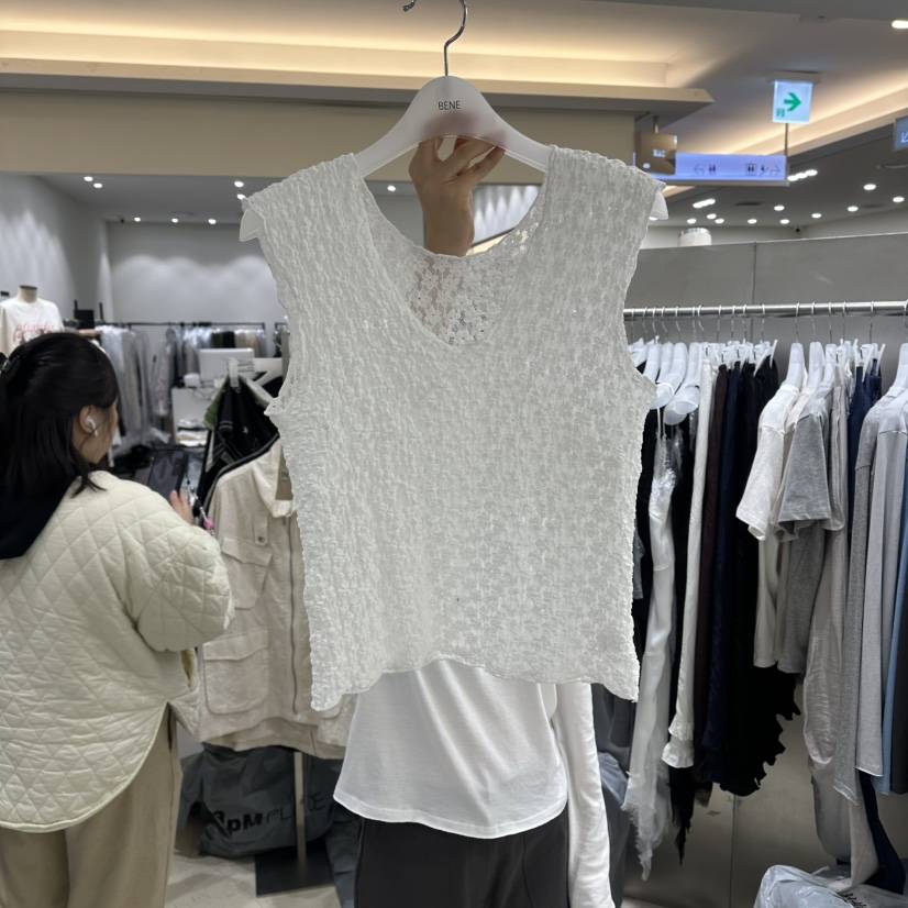 BENE韓國直郵實拍女士新品人氣時尚26春夏推薦職業吊帶背心BENE吊帶/背心