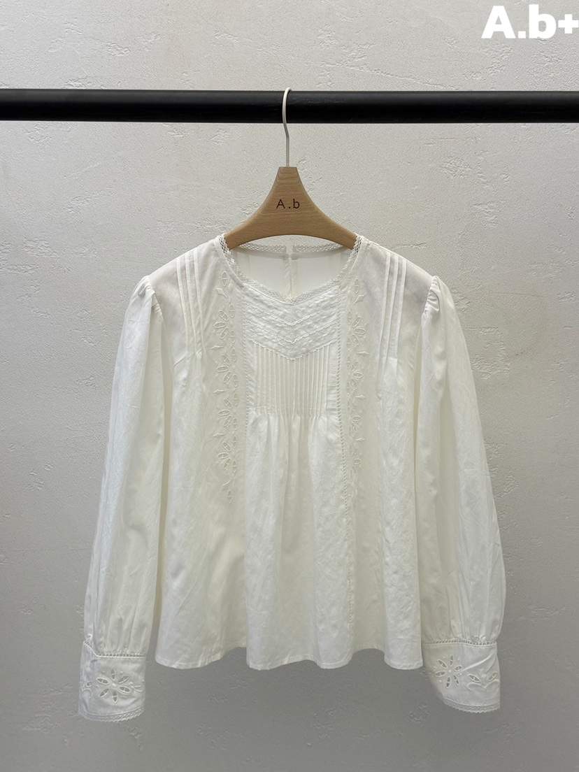 AUTUMN BEIGE PLUS韓國直郵女士新品熱賣推薦襯衫蕾絲衫A.b/AUTUMN BEIGE襯衫/蕾絲衫