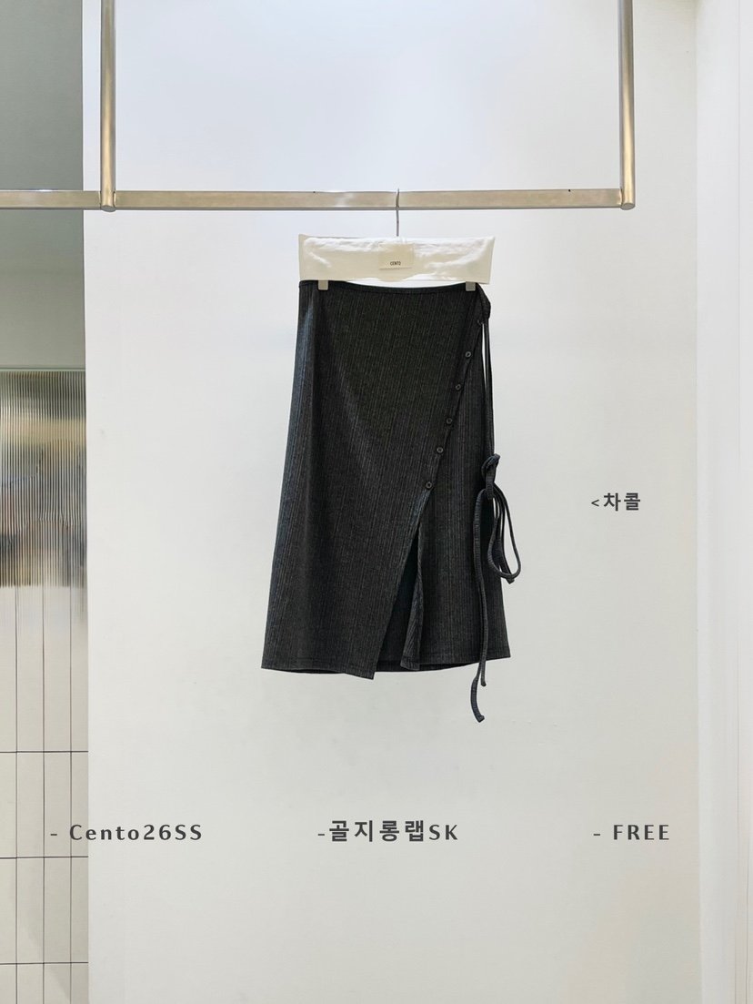 CENTO韓國東大門直郵女裝新款26春夏休閑時尚職業人氣長裙CENTO長裙