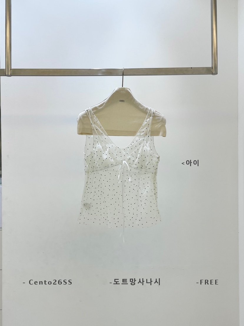 CENTO韓國代購女裝新款熱賣時尚推薦職業人氣26春夏吊帶背心CENTO吊帶/背心