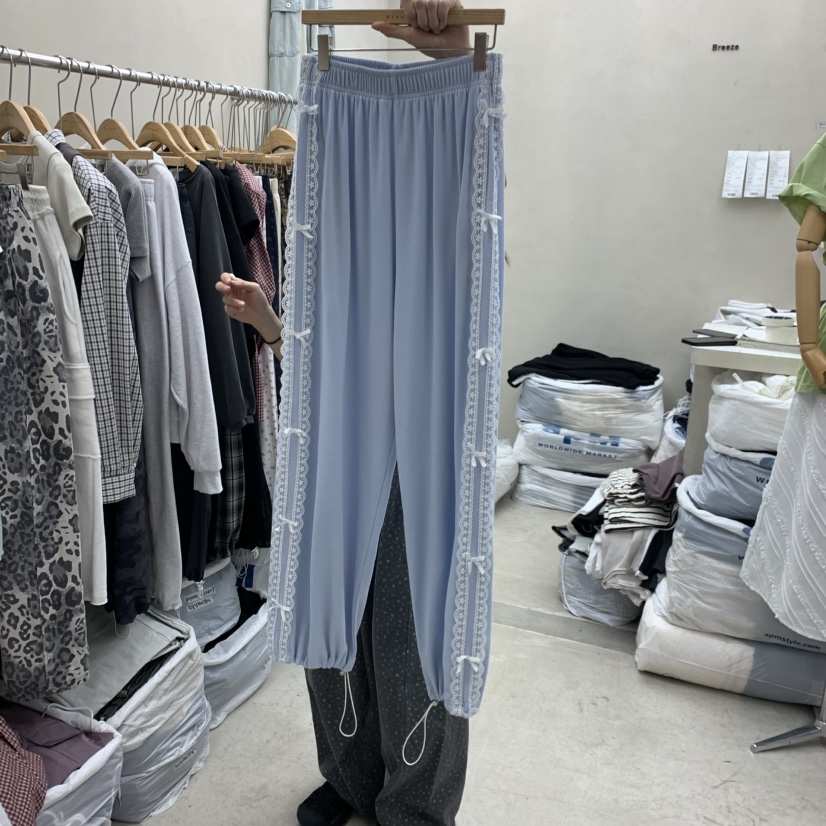 BREEZE韓國直郵實拍女裝新品熱賣人氣推薦時尚26春夏休閑褲BREEZE休閑褲