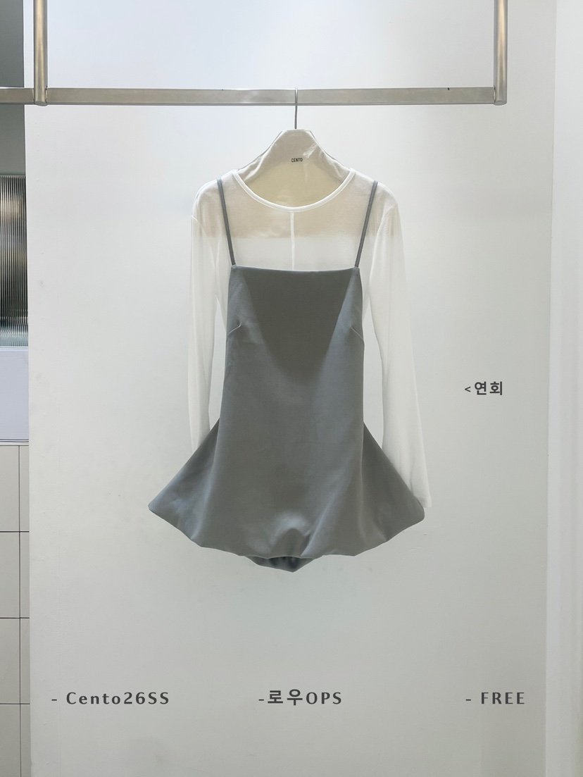 CENTO韓國代購女裝新品職業時尚休閑26春夏連衣裙不含內搭CENTO連衣裙