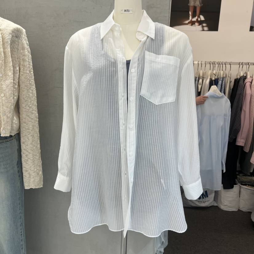 MAG東大門代購女裝新款26春夏真品職業襯衫蕾絲衫不含內搭MAG襯衫/蕾絲衫