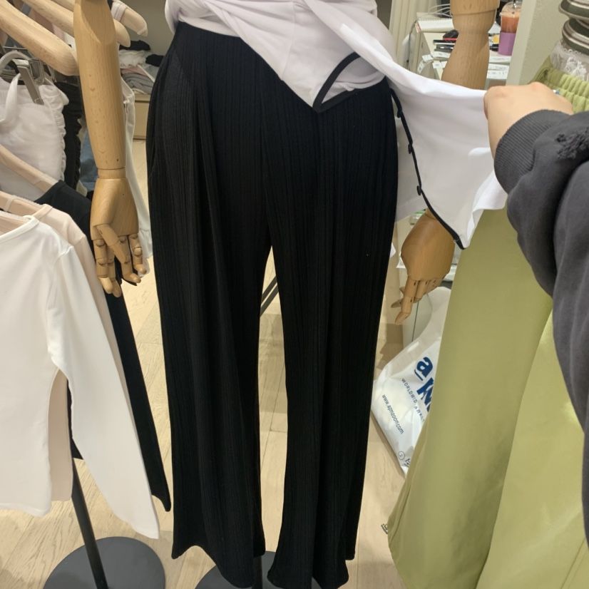 MEMOIRE東大門實拍女裝新品熱賣推薦時尚職業人氣26春夏休閑褲MEMOIRE休閑褲