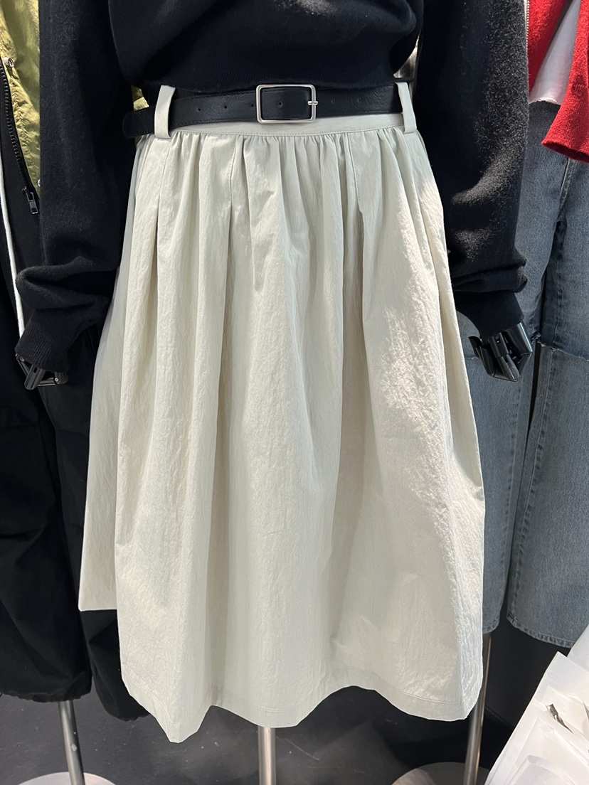 EL BOSQUE東大門實拍女士新品休閑26春夏真品長裙含腰帶EL BOSQUE長裙